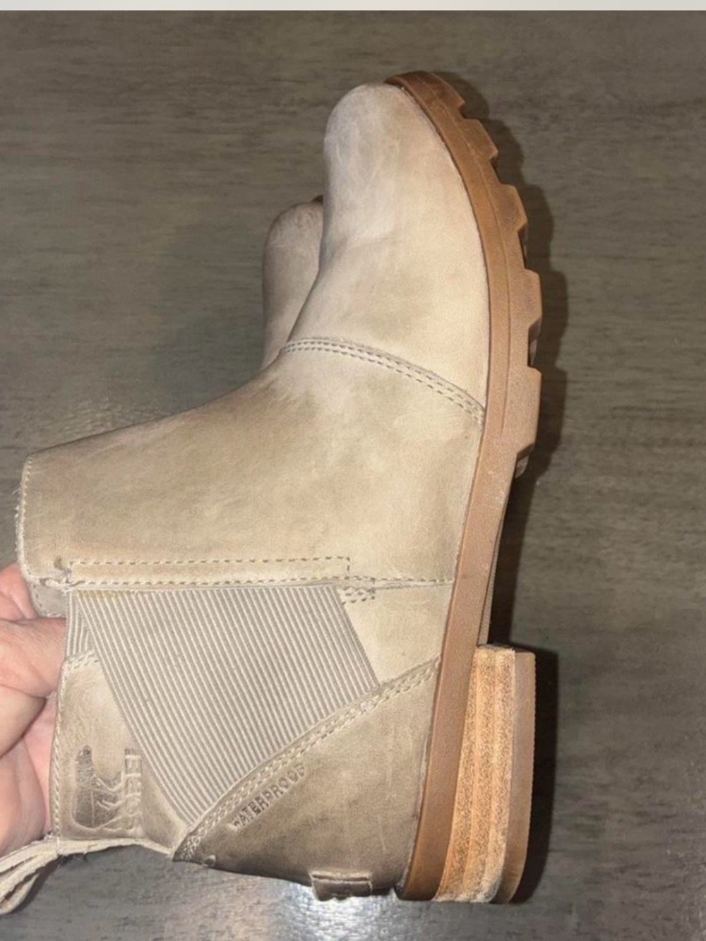 Sorel size 6 Women's Chelsea Ankle Boots - Light Taupe - Picture 3 of 5